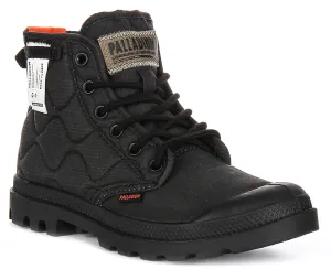 Palladium Pampa Re Quiltd In Black Boots