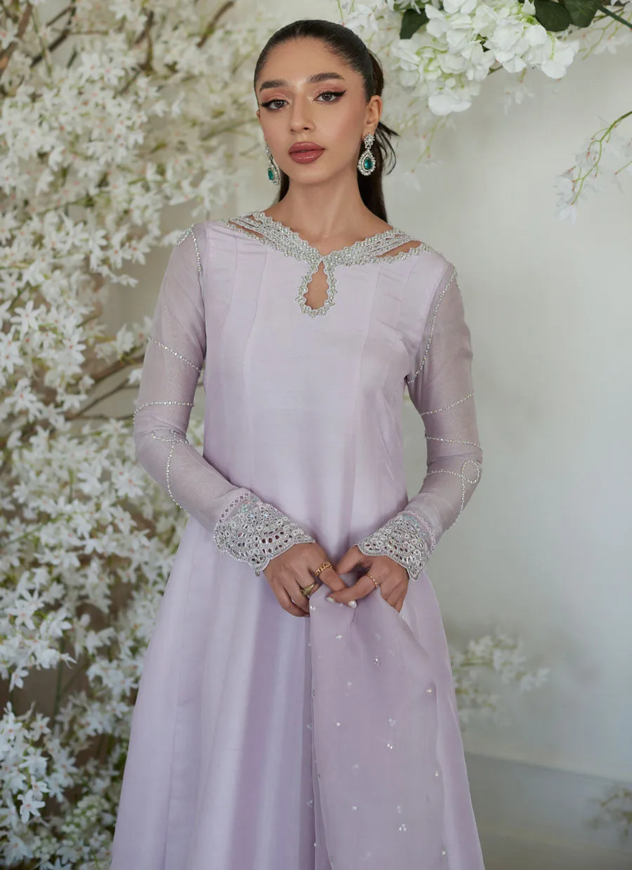 Peony Lilac Kalidaar and Dupatta