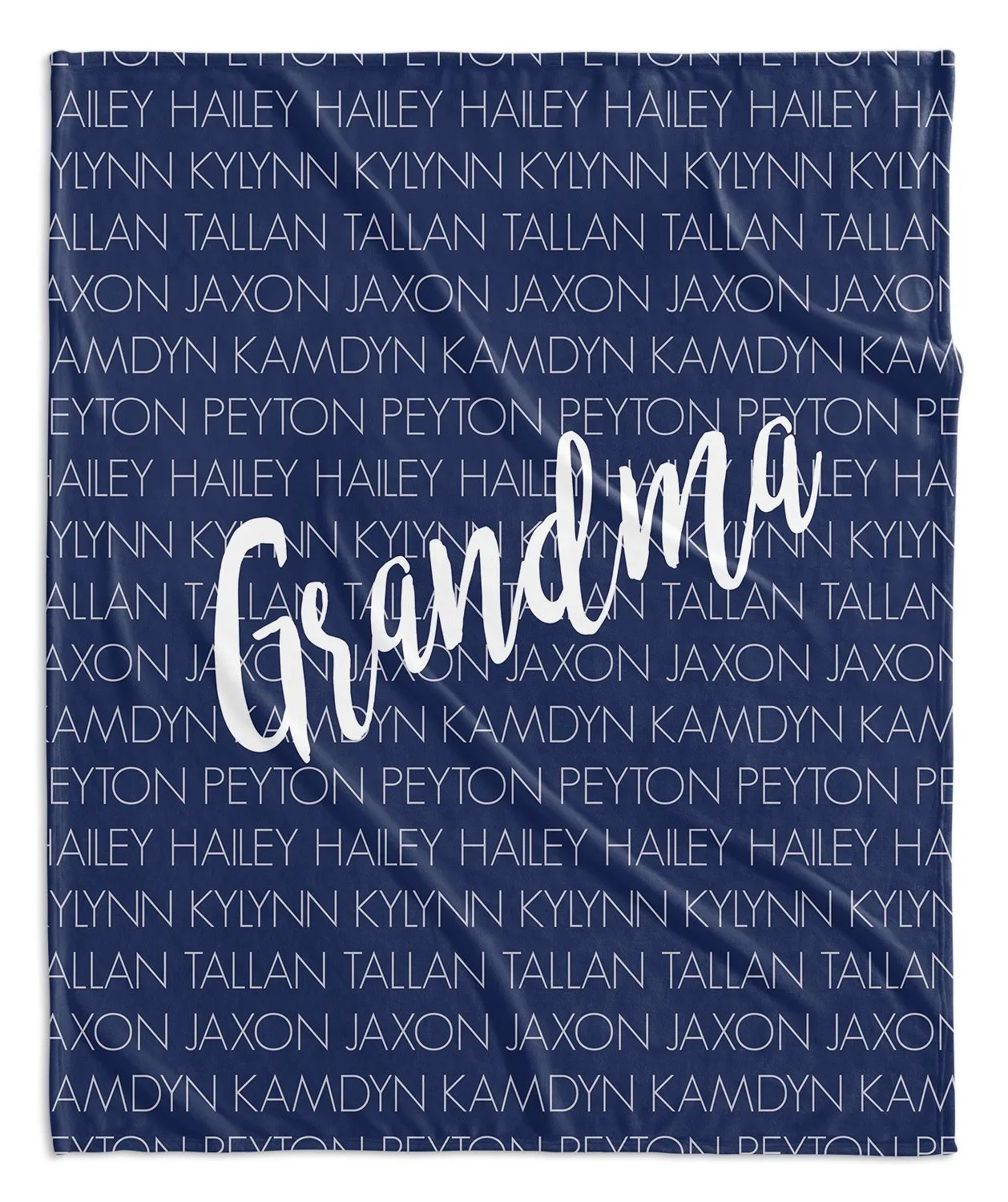 PERSONALIZED FAMILY NAME BLANKETS