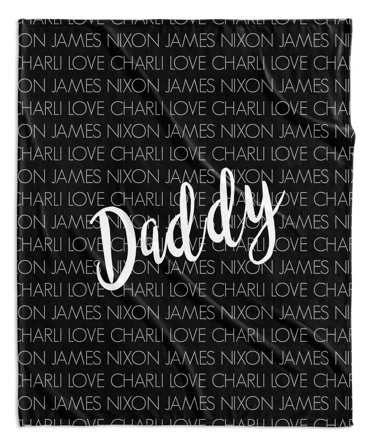 PERSONALIZED FAMILY NAME BLANKETS