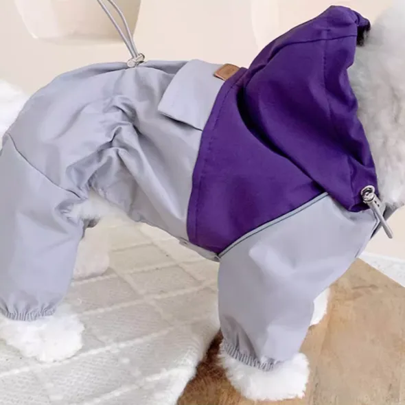 Pet Raincoat Waterproof Windbreaker Jacket