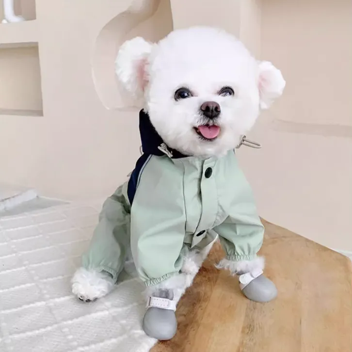 Pet Raincoat Waterproof Windbreaker Jacket