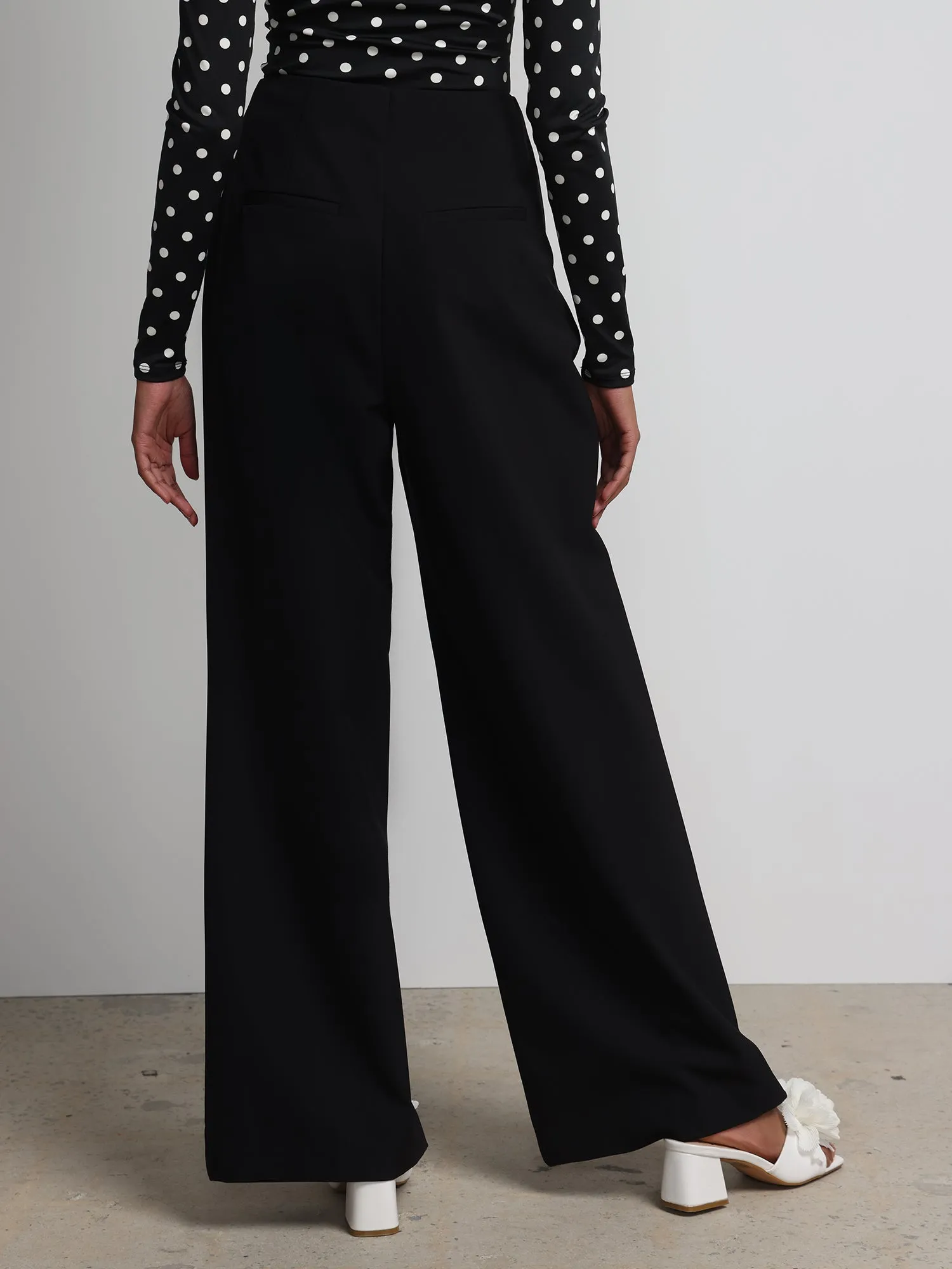 Petite Pleated Wide-Leg Pant - Fit To Flatter