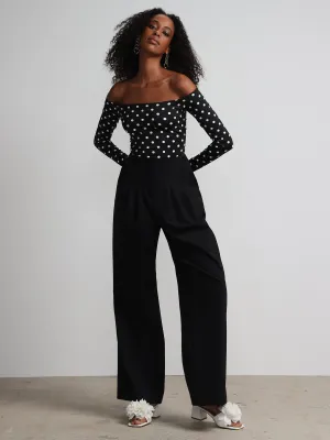 Petite Pleated Wide-Leg Pant - Fit To Flatter