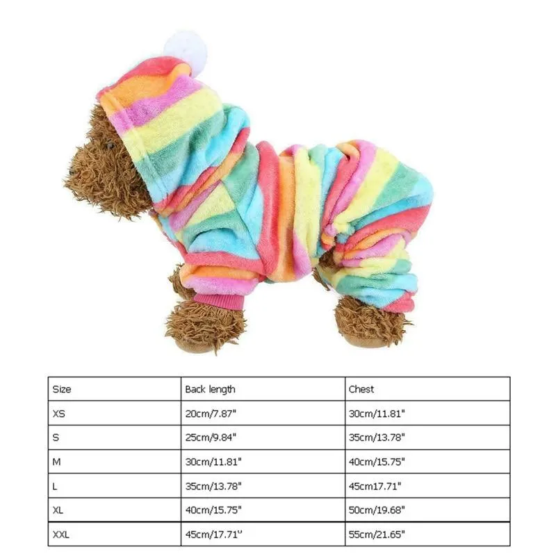 Rainbow Dog Sweater