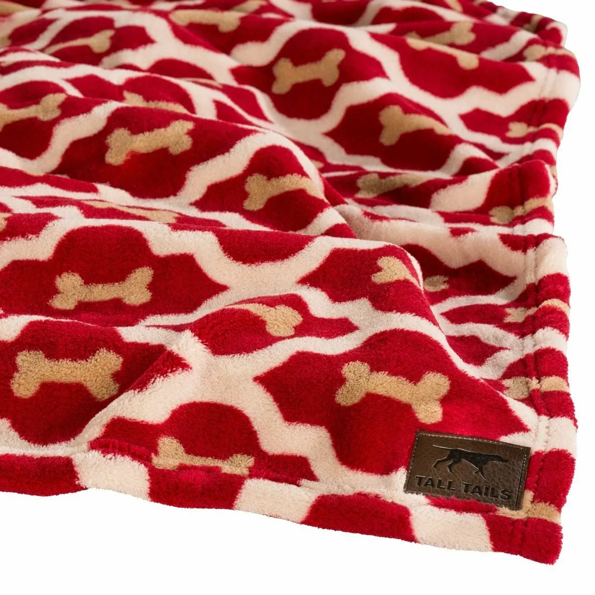 Red Bone Premium Dog Blanket by Tall Tails