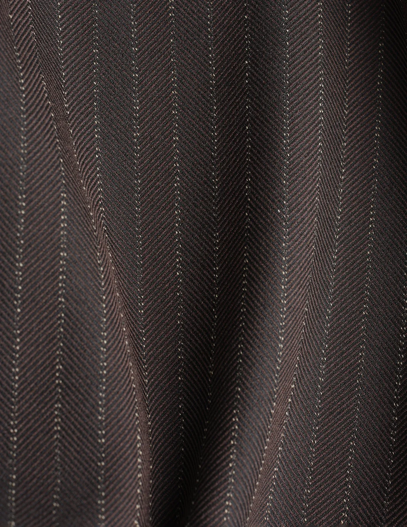 Serene Pants Wide Walnut Herringbone