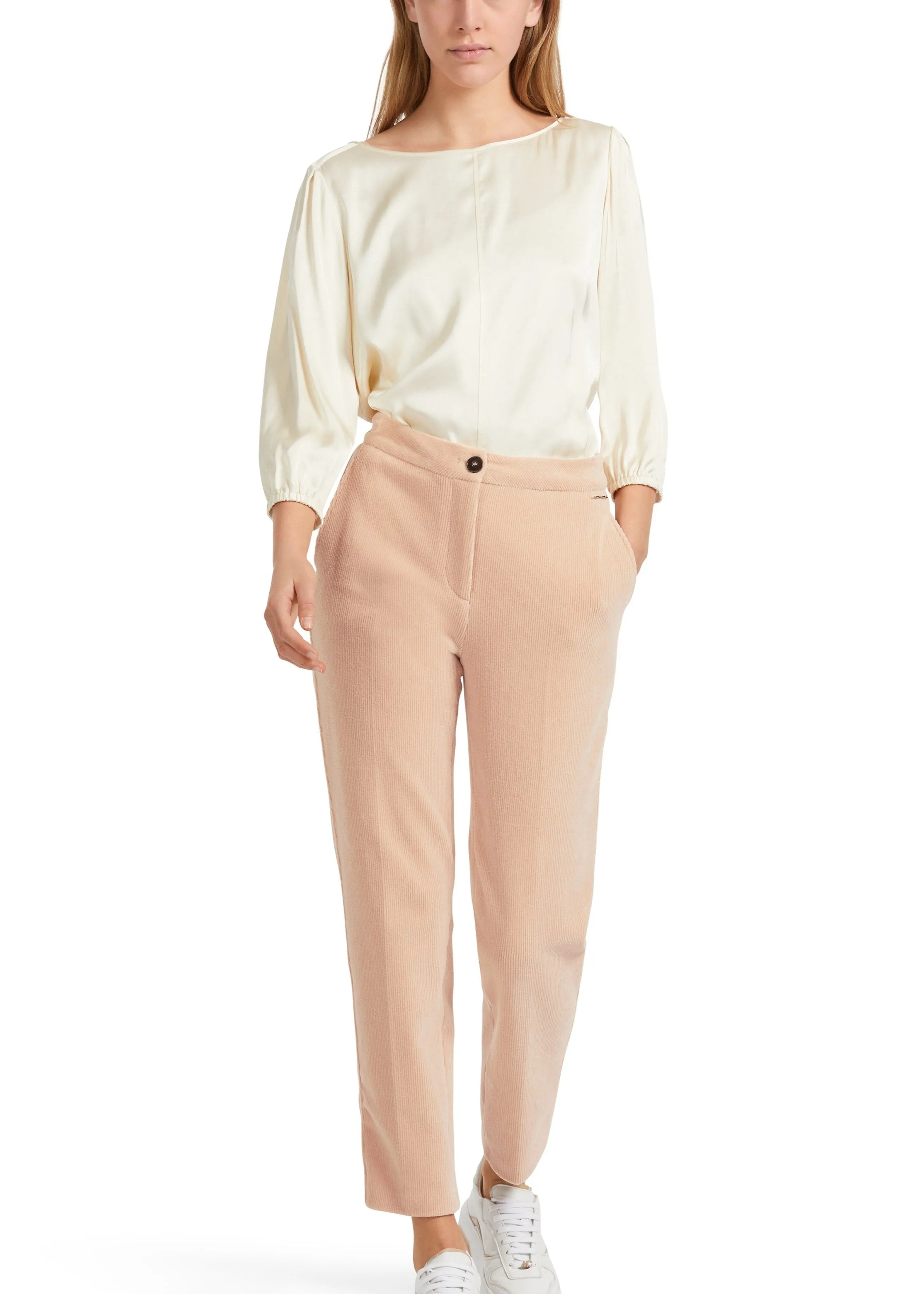 VELVETY CORD PANTS CLASSIC SLIM LEG