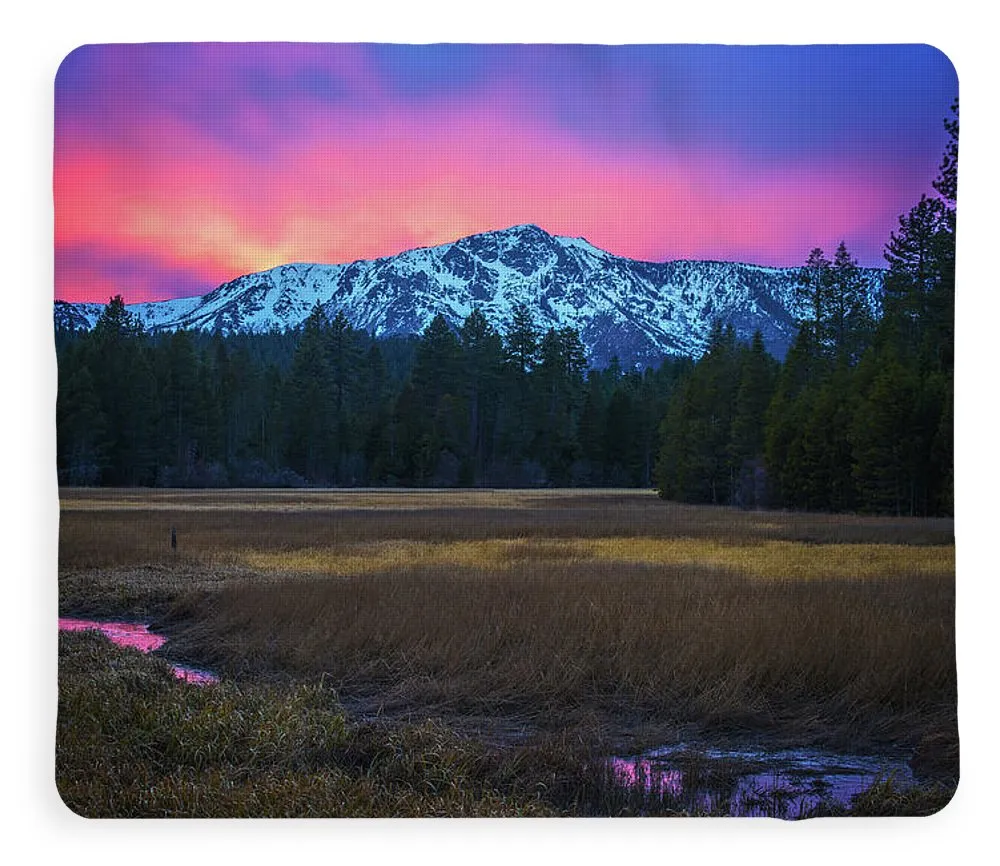 Winter Meadow By Brad Scott - Blanket