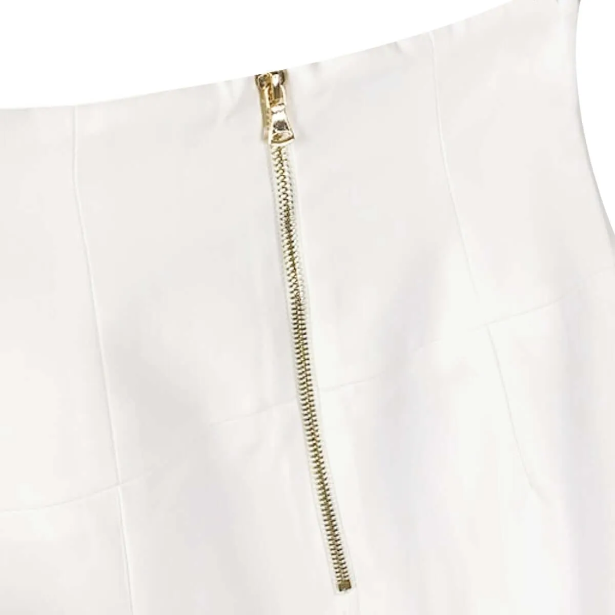 Women's Elegant White Wide-Leg Pants