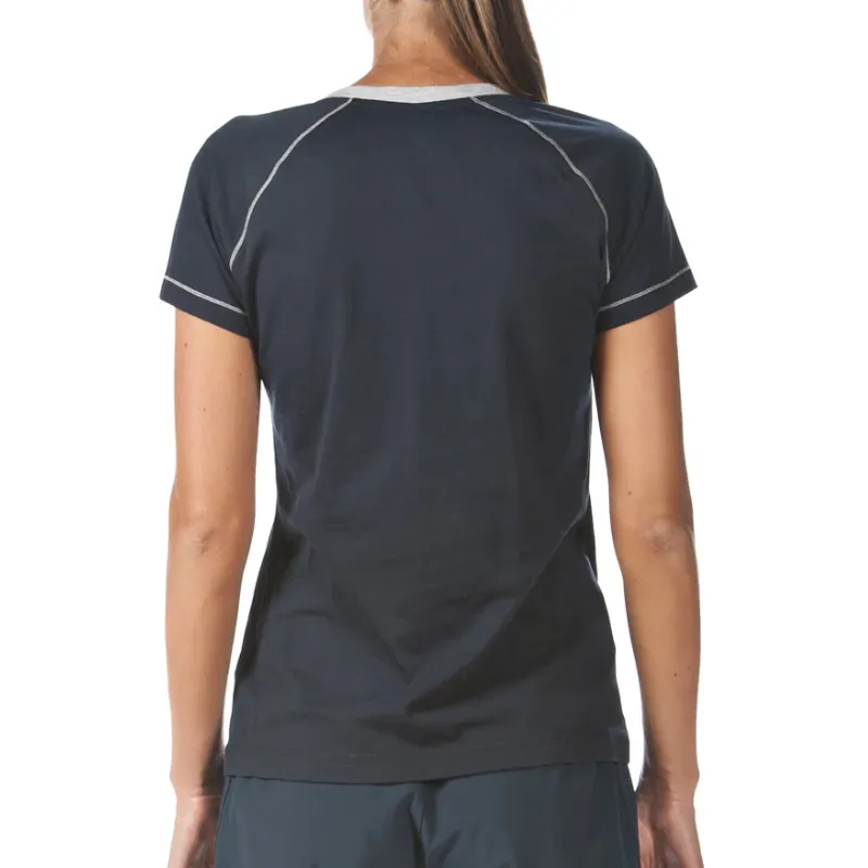 WOMEN'S TEAM LINE SHORT SLEEVE TEE - NAVY